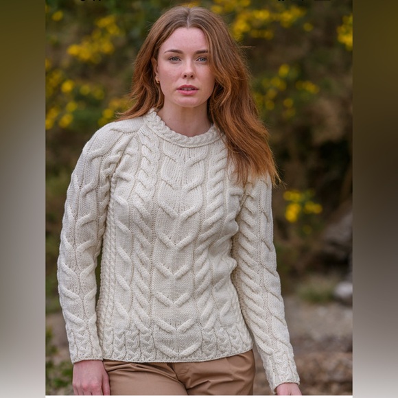 NWOT BLARNEY Woollen  Mills 100% Supersoft Merino Wool Aran Crafts Heathered